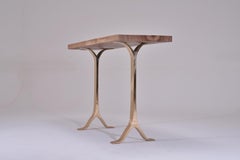 Table console ancienne en bois de feuillus sur base en sable par P. Tendercool