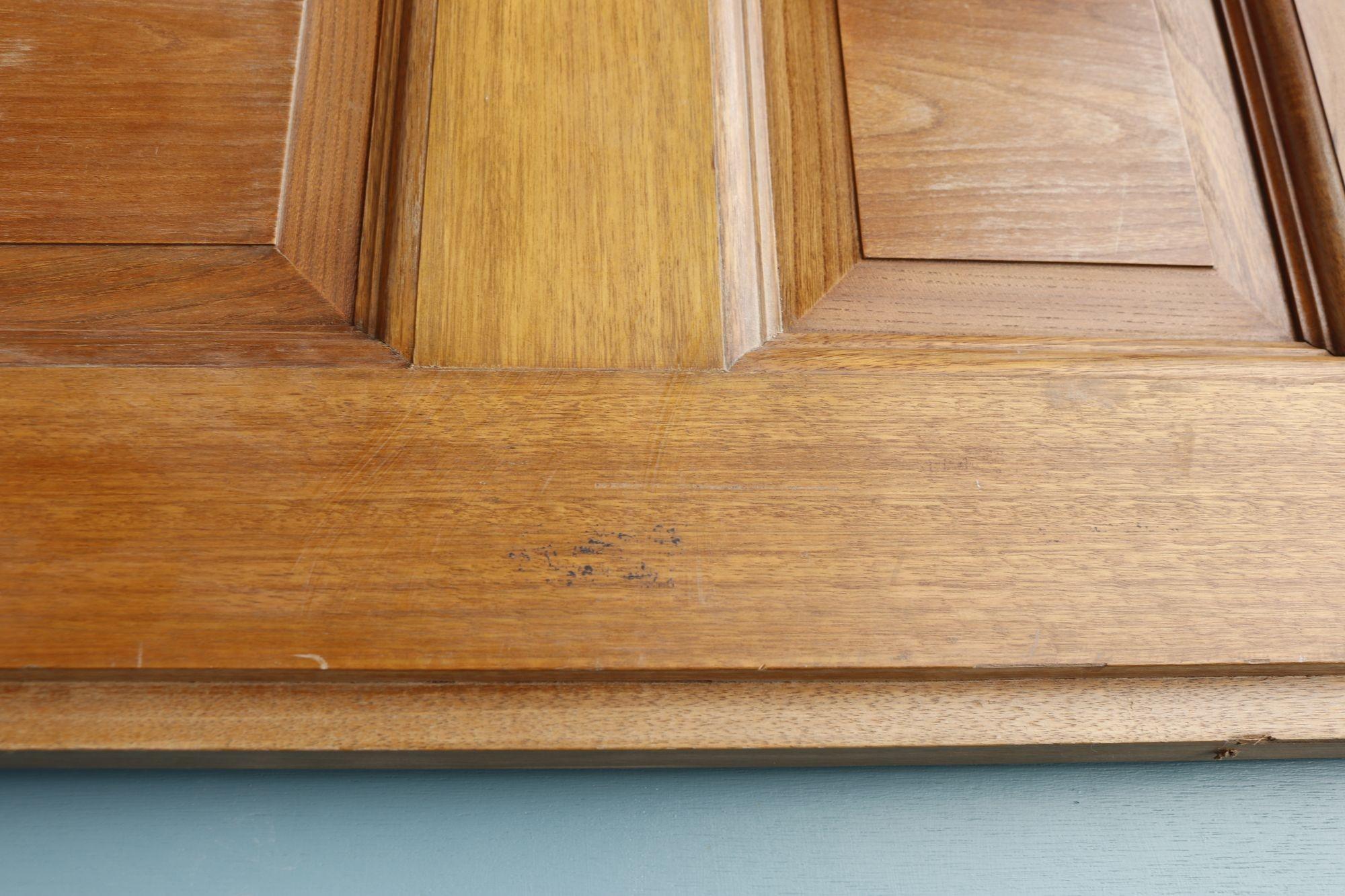 Wood Antique Hardwood Exterior Door For Sale