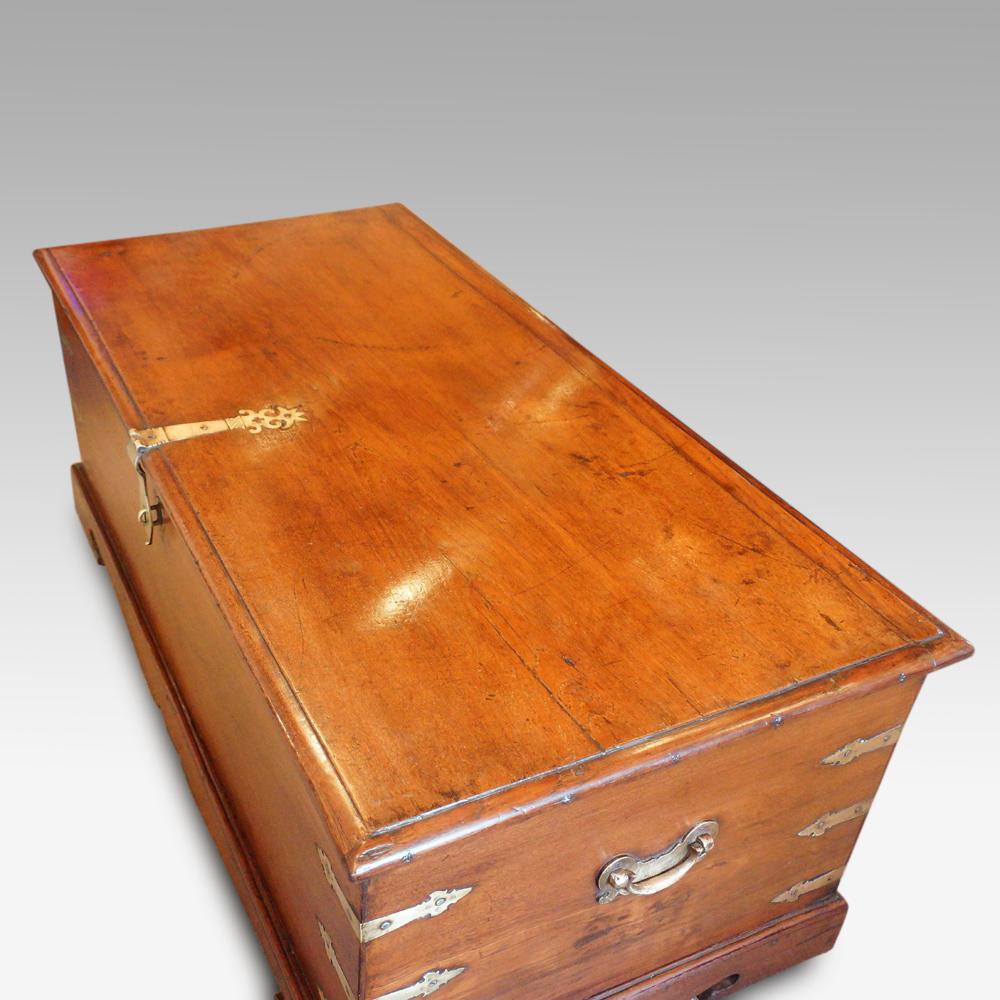 Antique Hardwood Merchants Chest For Sale 4