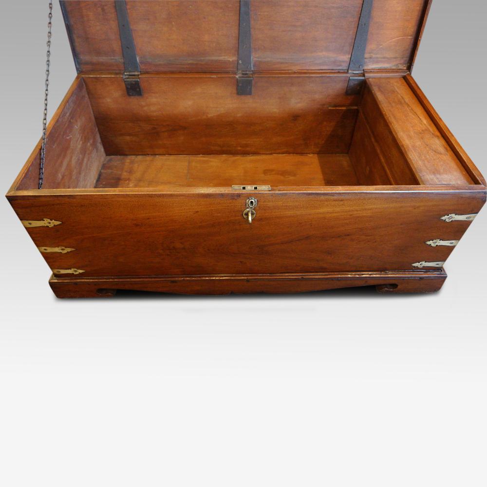 Antique Hardwood Merchants Chest For Sale 2