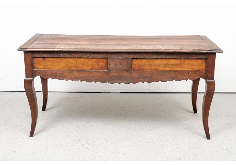 Antique Hardwood Provincial French Desk For Sale at 1stDibs