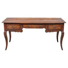 Antique Hardwood Provincial French Desk