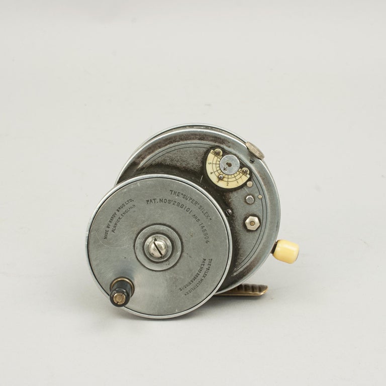 Antique Hardy Silex Multiplyer, Trout Fly Fishing Reel For Sale at