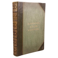 Antico Atlante e gazzettiere Harmsworth, Inglese, Cartografia di riferimento, Edwardiano