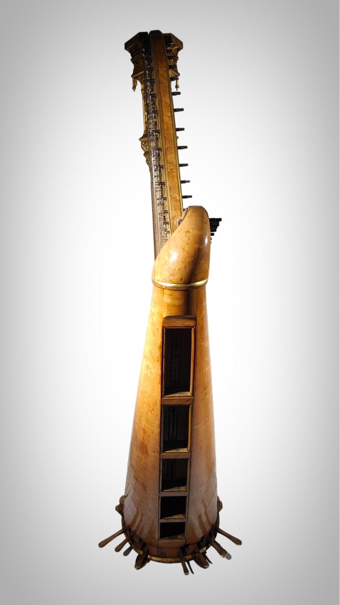 Harp by Sebastian Erard, xix th 3