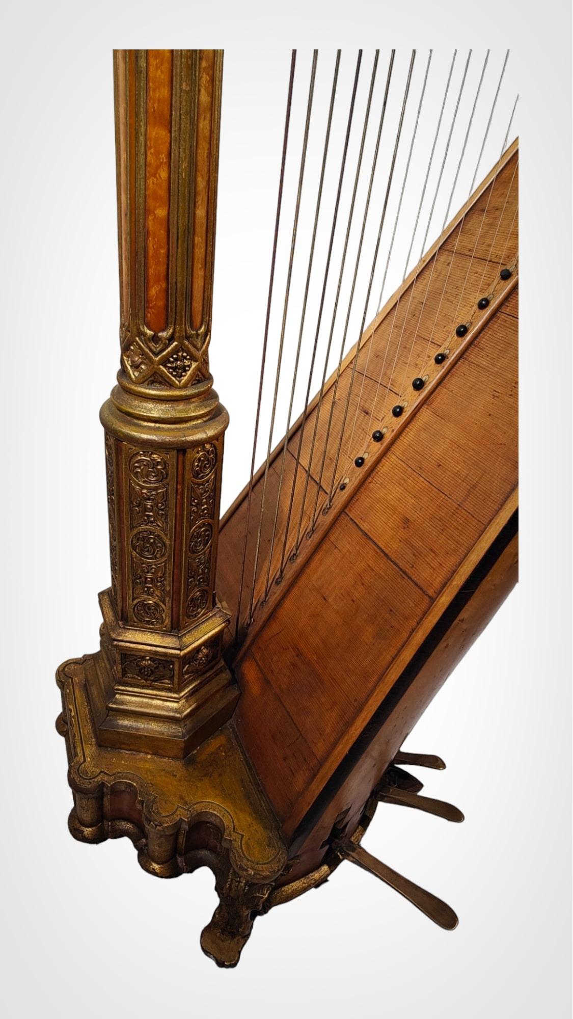 Harp by Sebastian Erard, xix th 4