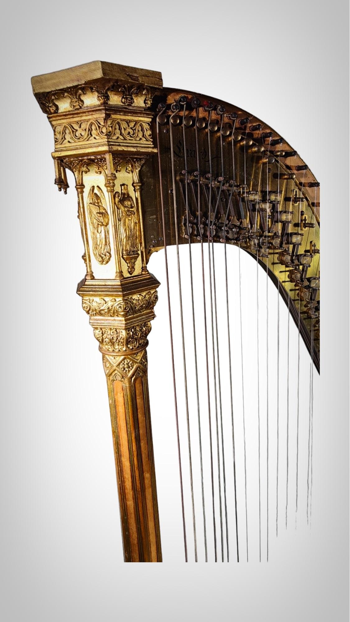 Harp by Sebastian Erard, xix th 5