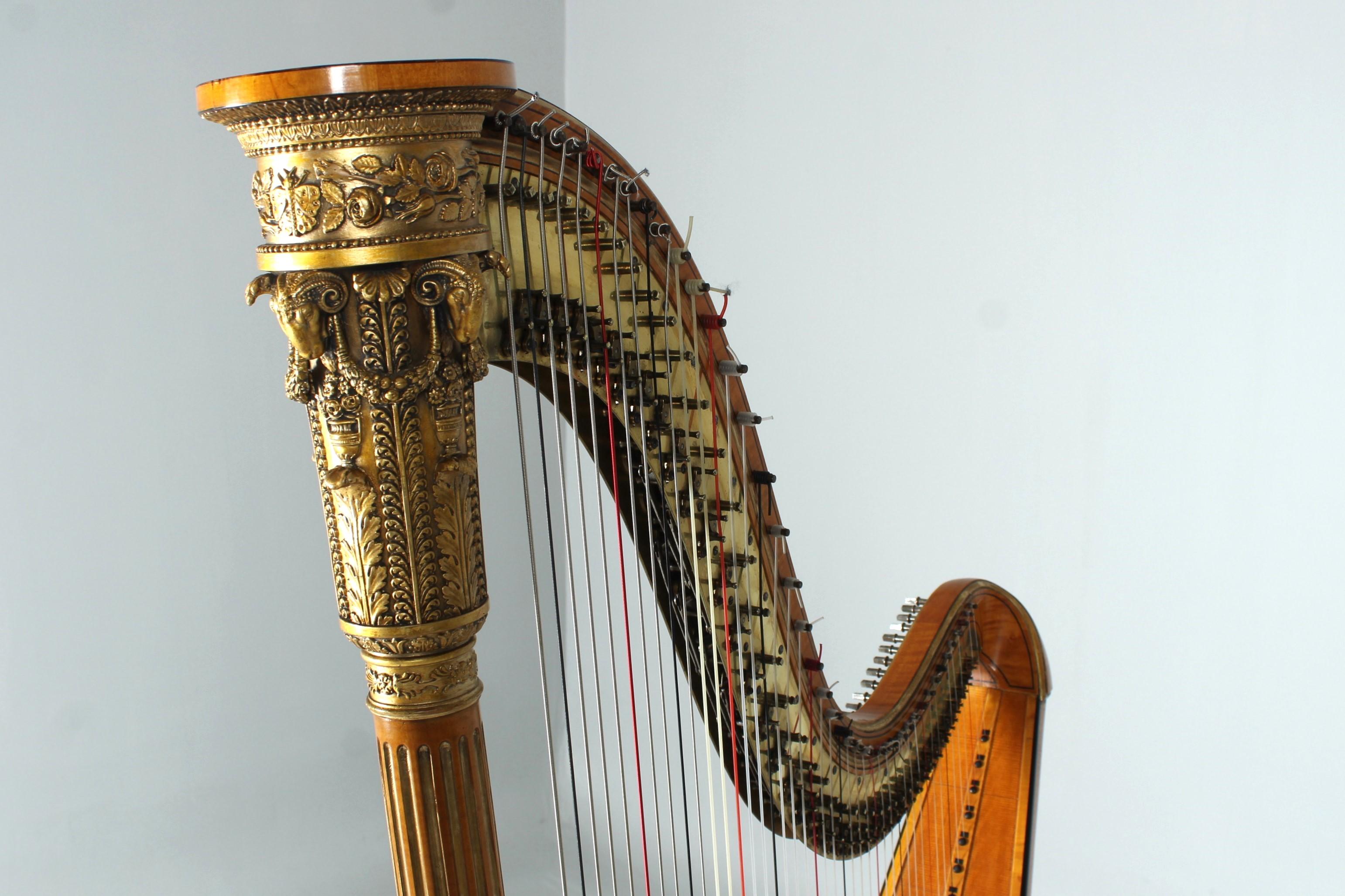 Antique Harpe, Brimmeyr à Paris, Year Of Manufacture: 1826 8