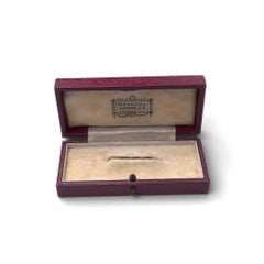 Antique Harrods Presentation Box, Burgundy Leather, Early 20th Century