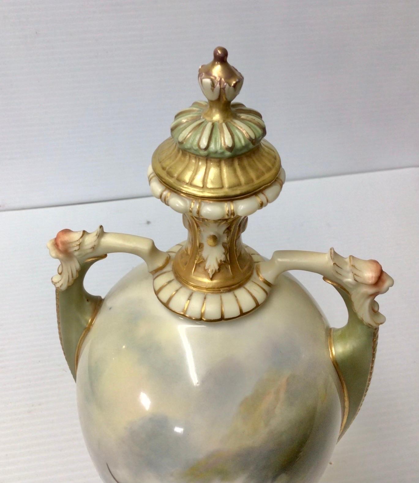 Ceramic Antique Harry Stinton Royal Worcester Vase
