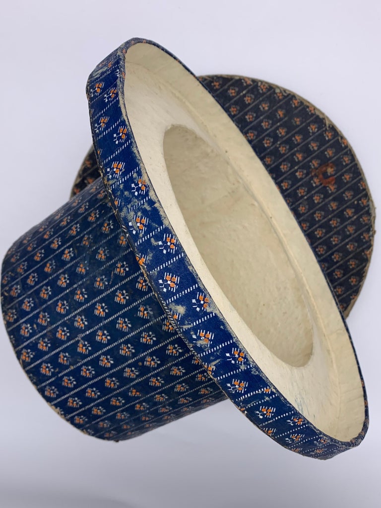 Hat vintage German box top straw hat Vintage 1920s Hirschheimer Bros. Co. Men main image 4