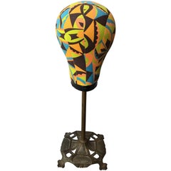 Antique Hatstand with Modern Fabric