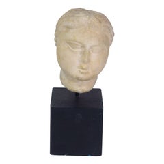 Antique Head in Alabaster