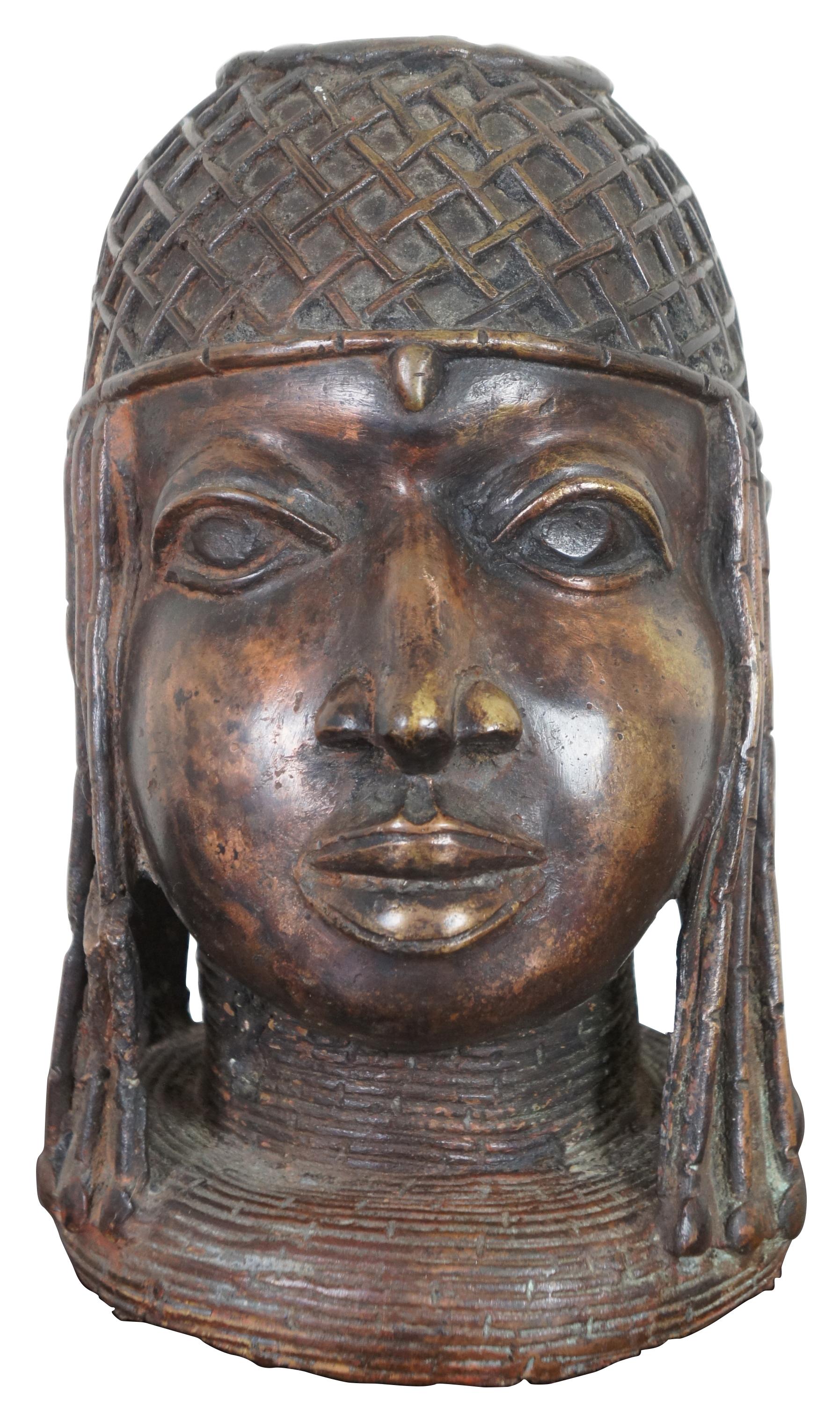 oba bronze sculpture