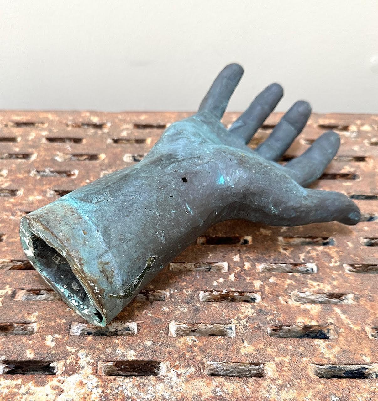 Antique Heavy Bronze Hand Study For Sale 3