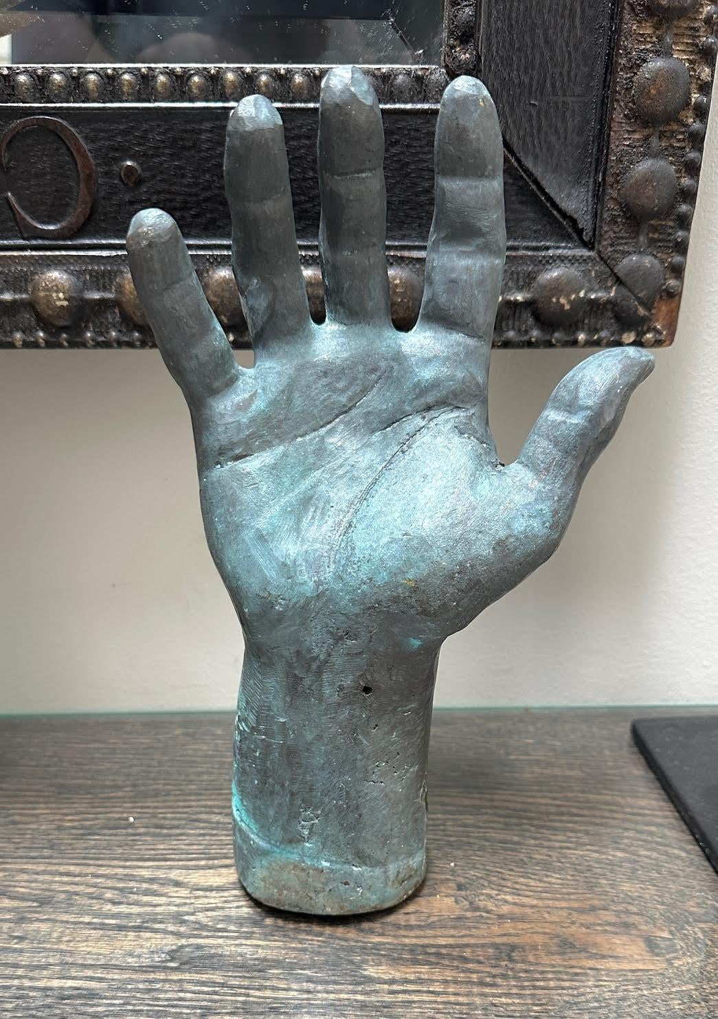 Early 20th Century Antique Heavy Bronze Hand Study For Sale