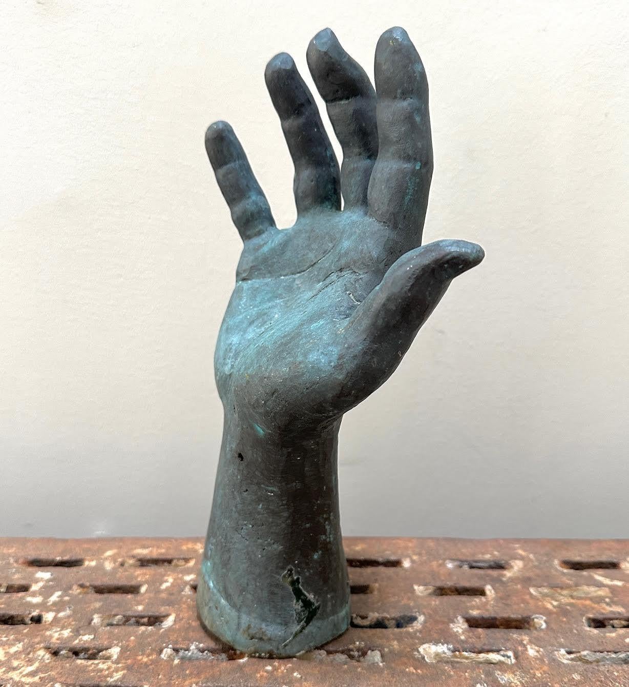 Antique Heavy Bronze Hand Study For Sale 2