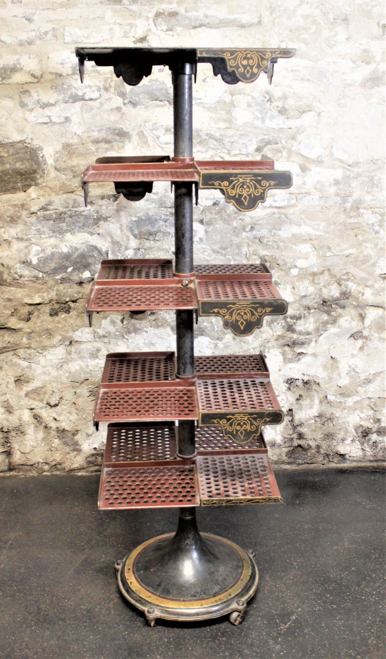 チェスト・キャビネット Antique Book open Shelf Caster Antique Book open Shelf Caster 【公式通販】