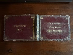 Antique Hebrew Prayer Book – Pressburg 1841, Gilt Binding & Friendship Poems