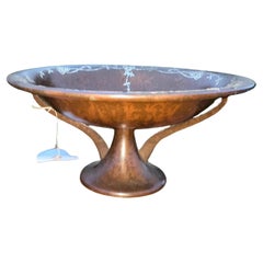 Compota antigua Heintz con decoración de rosas. Modelo 1871 - W7459