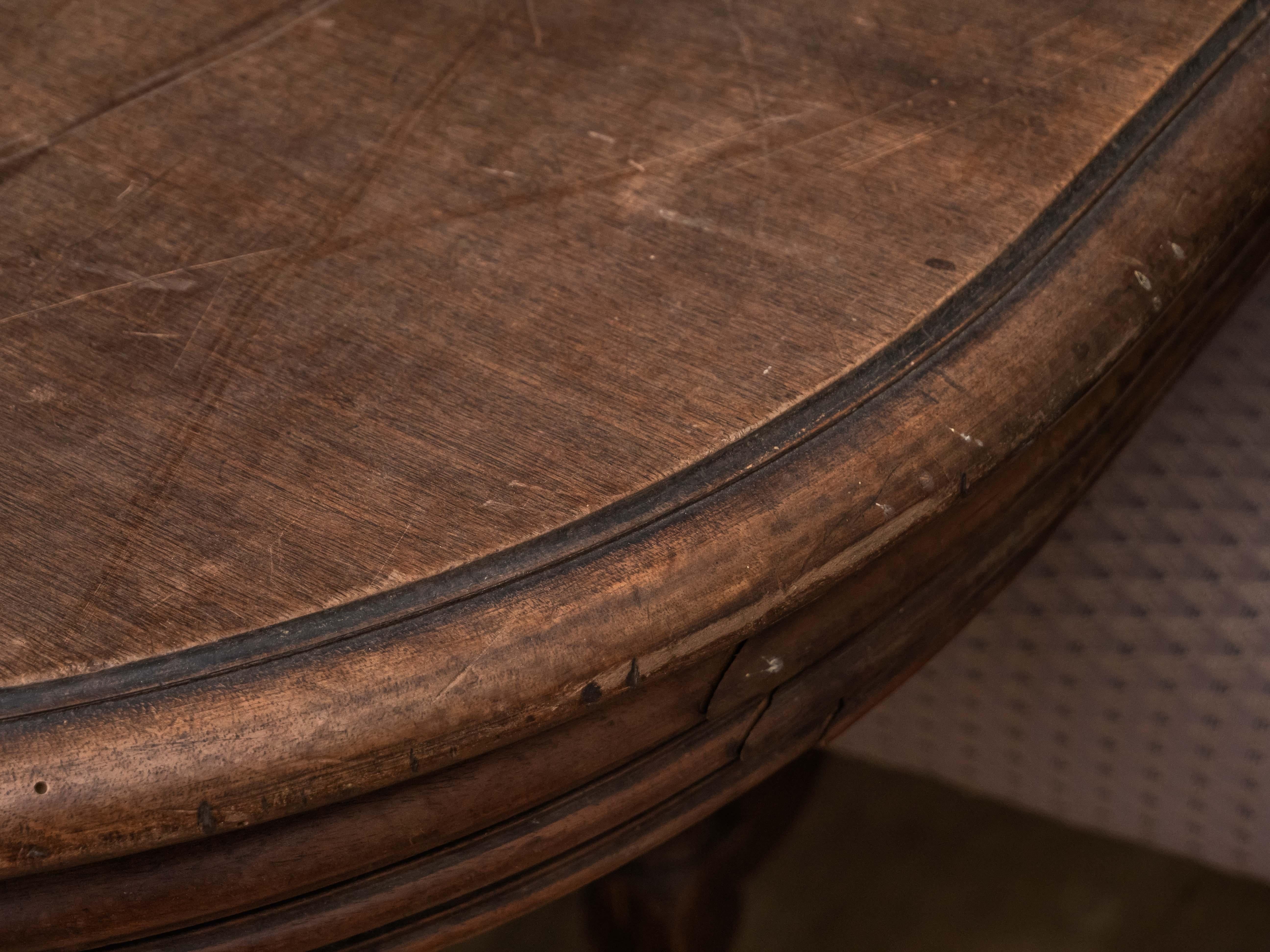European Antique Henry II Walnut dining table For Sale