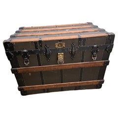 Antique Henry Likly and Co. Steamer Trunk with Two Insert Trays