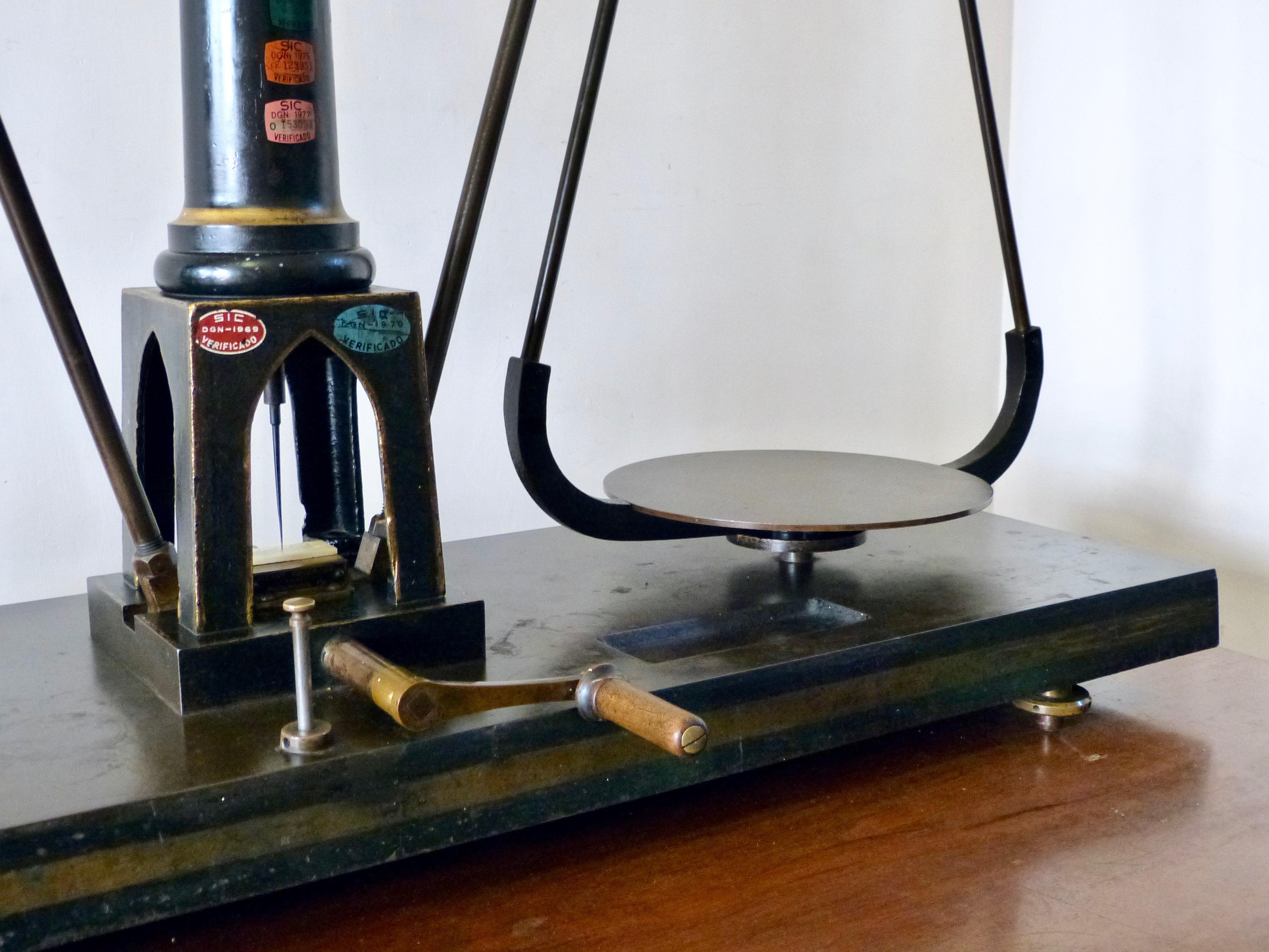 19th Century Antique Henry Troemner Assay Miners Bullion Scale Balance, circa 1890 For Sale
