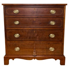 Antique Hepplewhite Chest of Drawers, Circa 1800