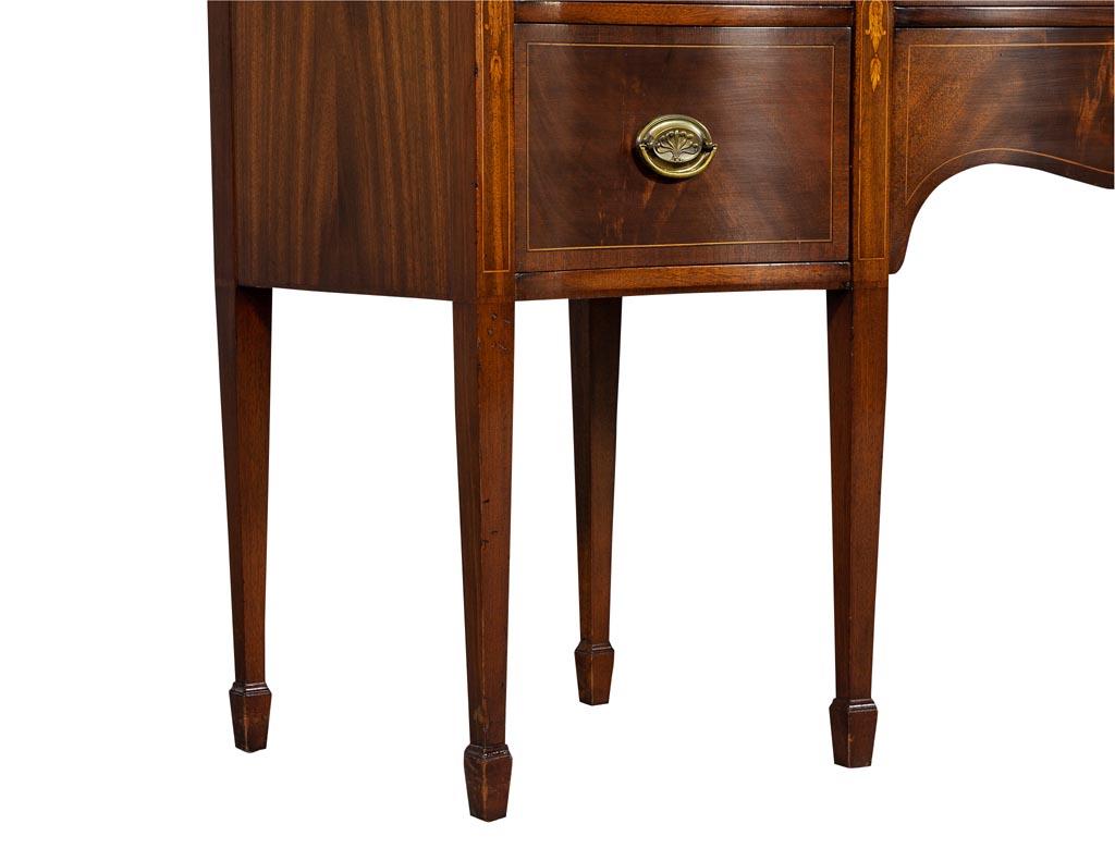 Antique Hepplewhite Style Mahogany Sideboard Buffet 5