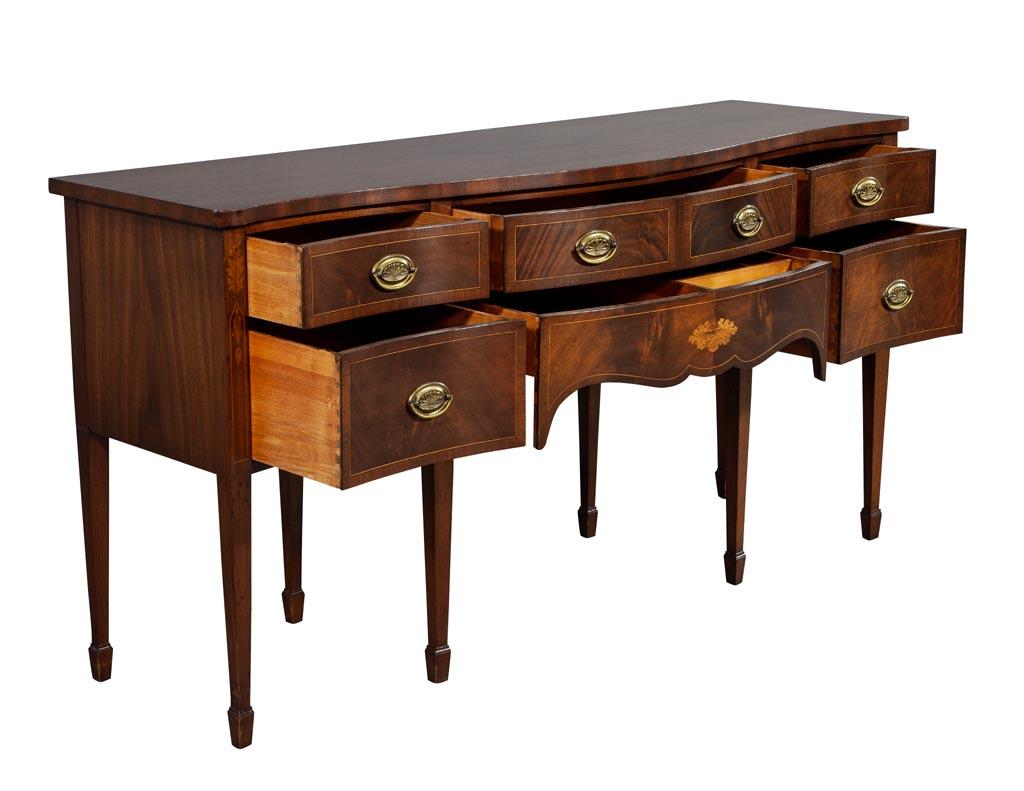 antique mahogany sideboard buffet