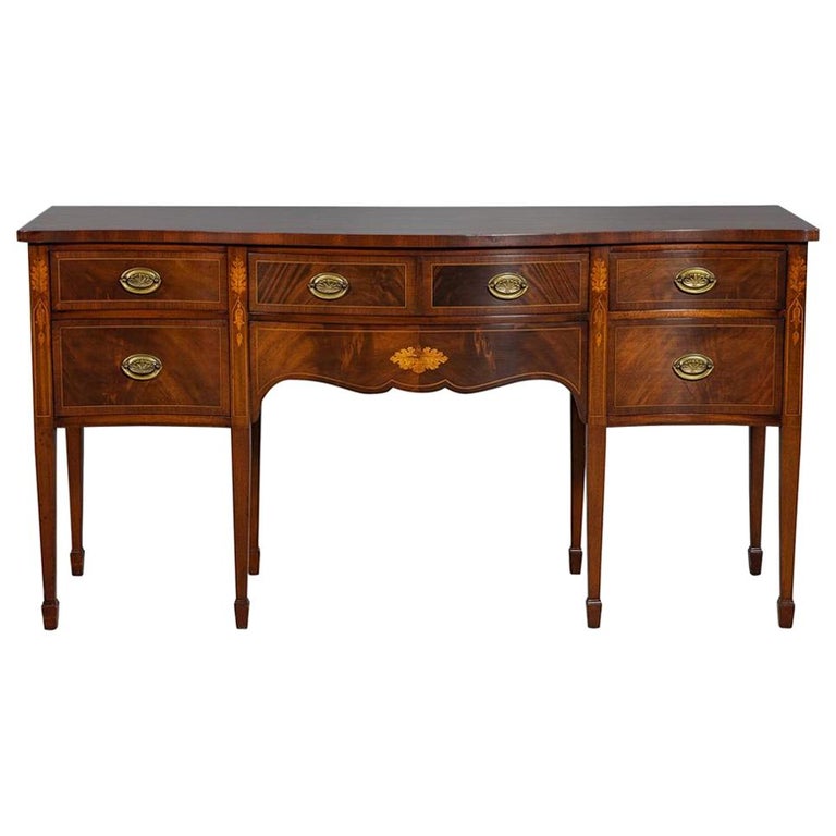Antique Hepplewhite Style Mahogany Sideboard Buffet at 1stDibs