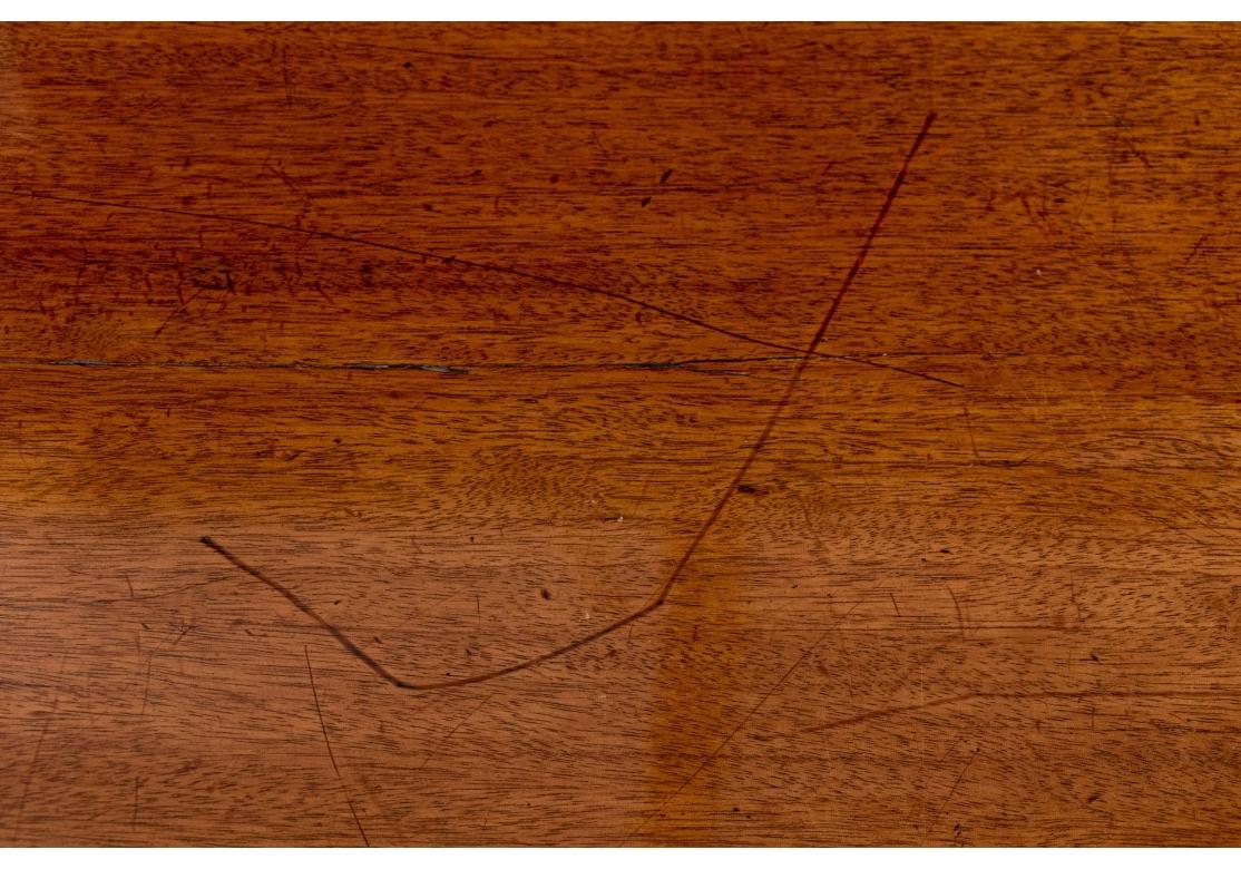 Antique Hepplewhite Style Satinwood Inlaid Mahogany Bow Front Sideboard For Sale 1