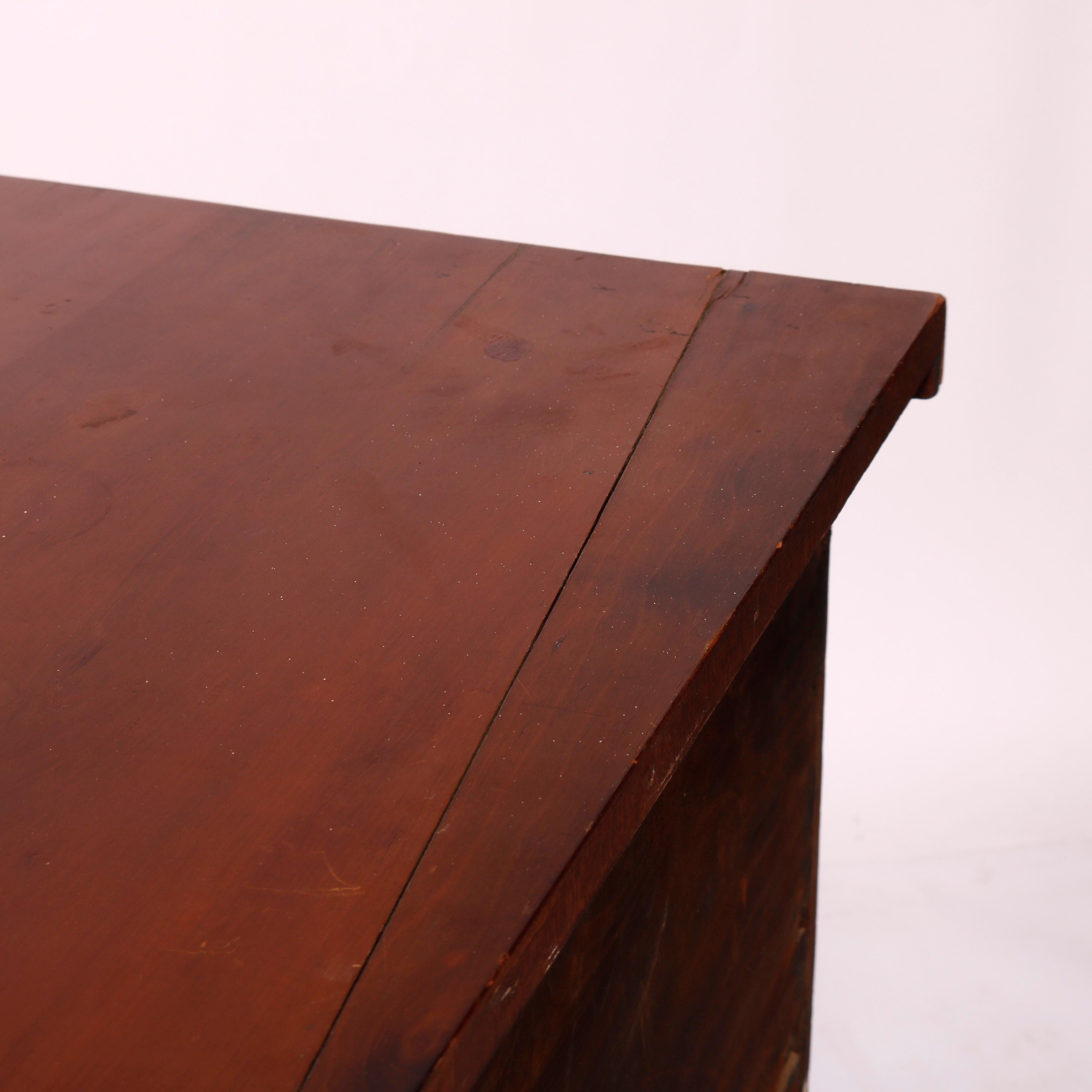 Antique Hepplewhite Tiger Maple Chest of Drawers, C1830 9
