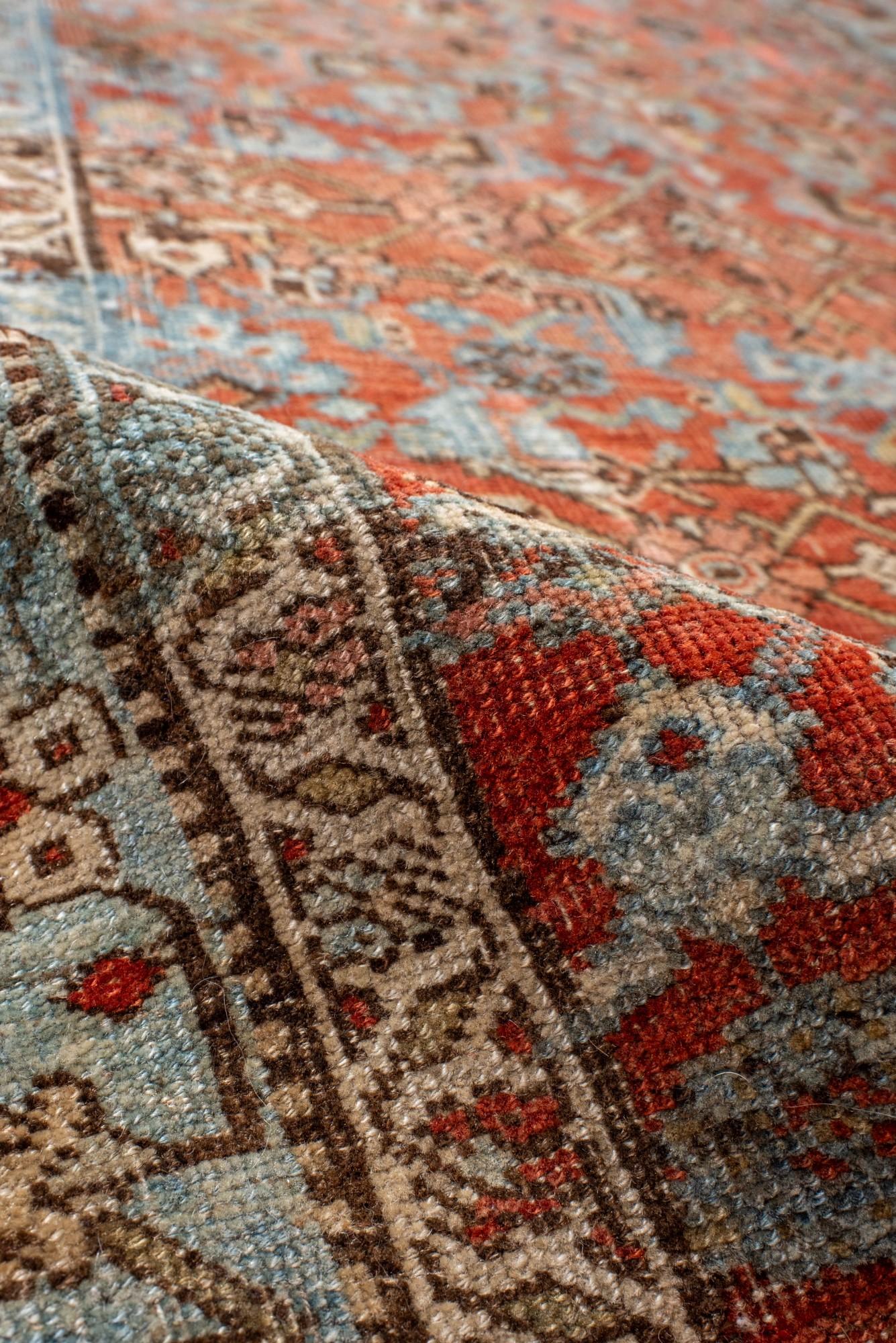 Antiker Bijar-Läufer im Herati-Design (Wolle) im Angebot