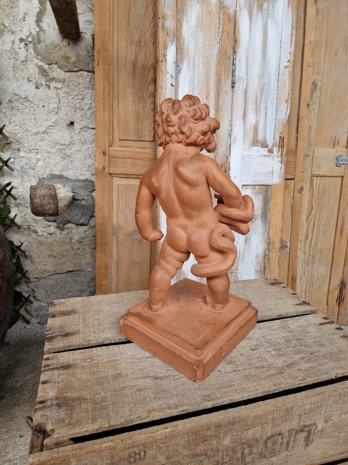 Antique Hercules Sculpture Marcel Courbier 1898-1976 For Sale 1