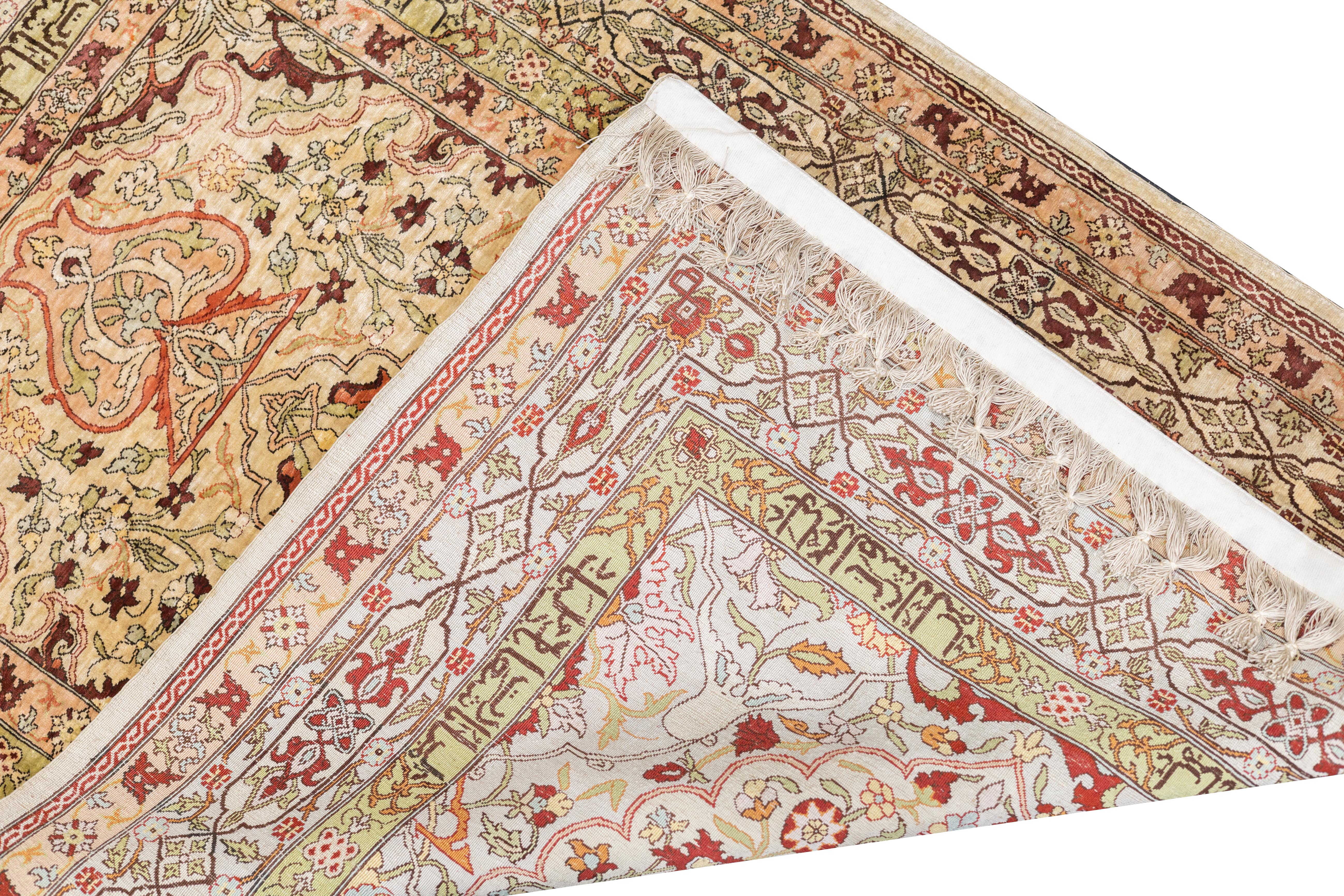 Persian Antique Hereke Rug 2'8'' x 3'8'' For Sale