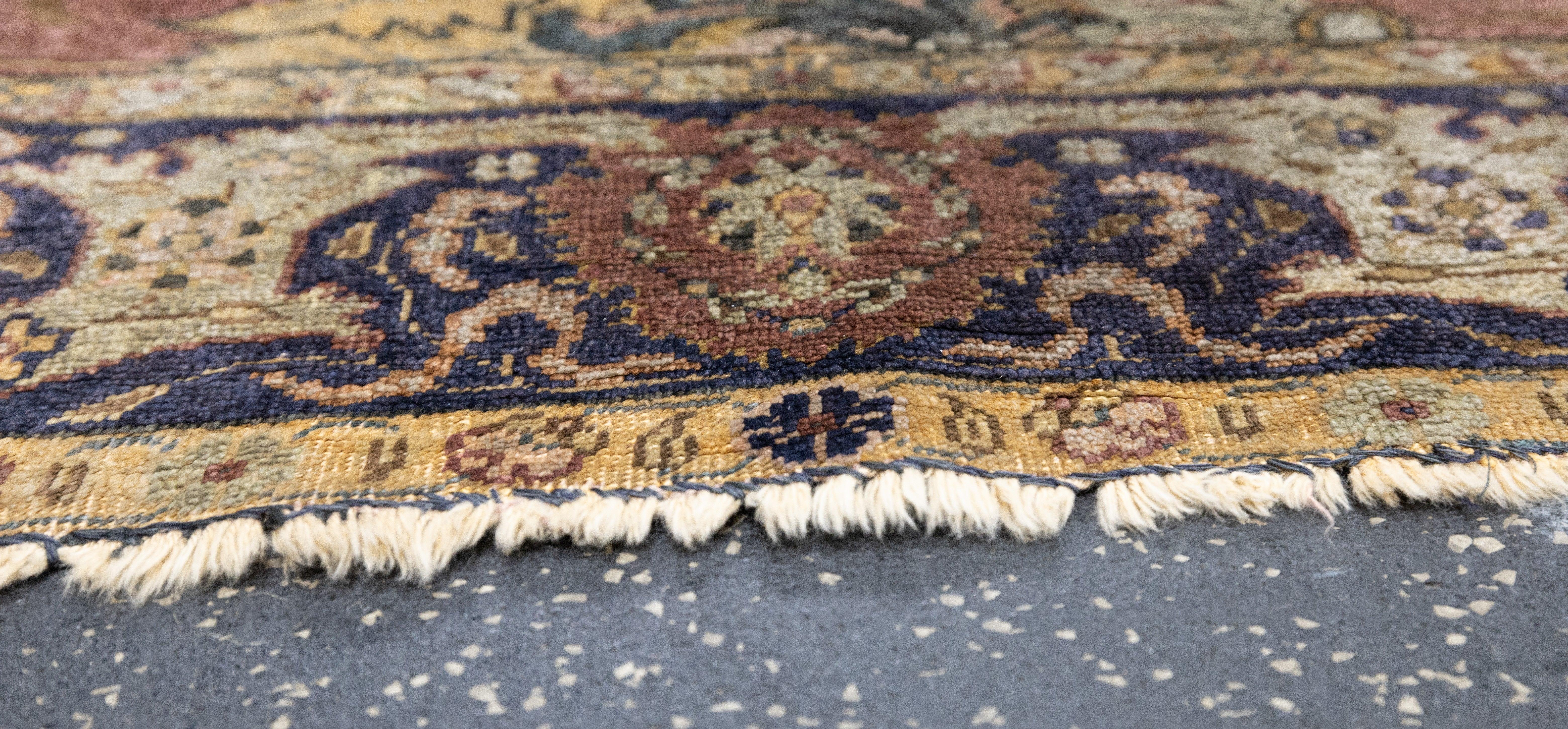 Persian Antique Hereke Rug 3'9'' x 5'1'' For Sale