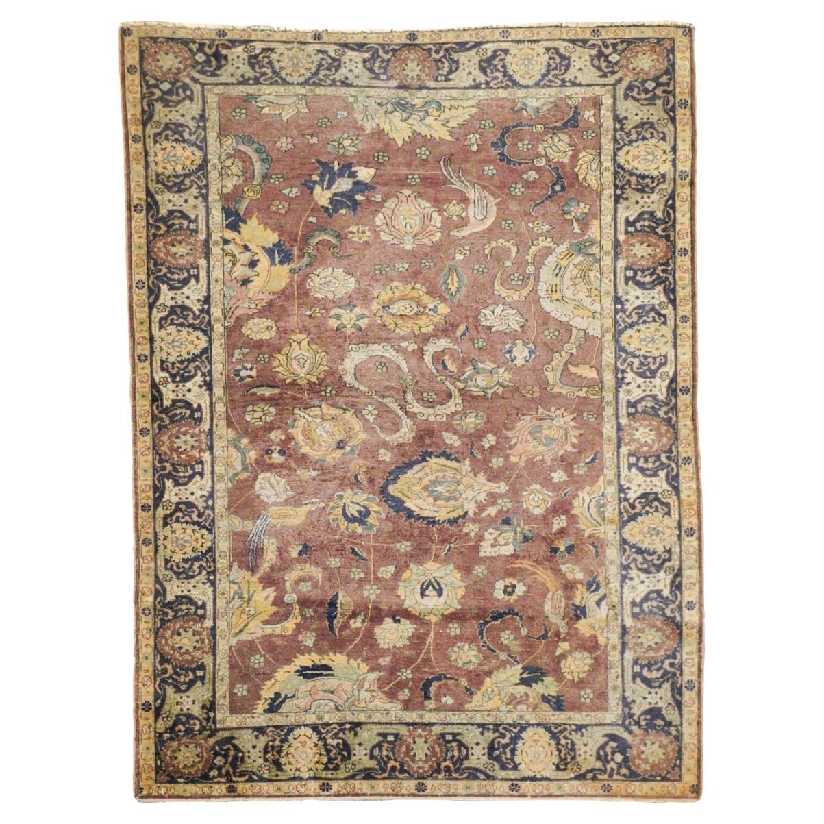 Antique Hereke Rug 3'9'' x 5'1''