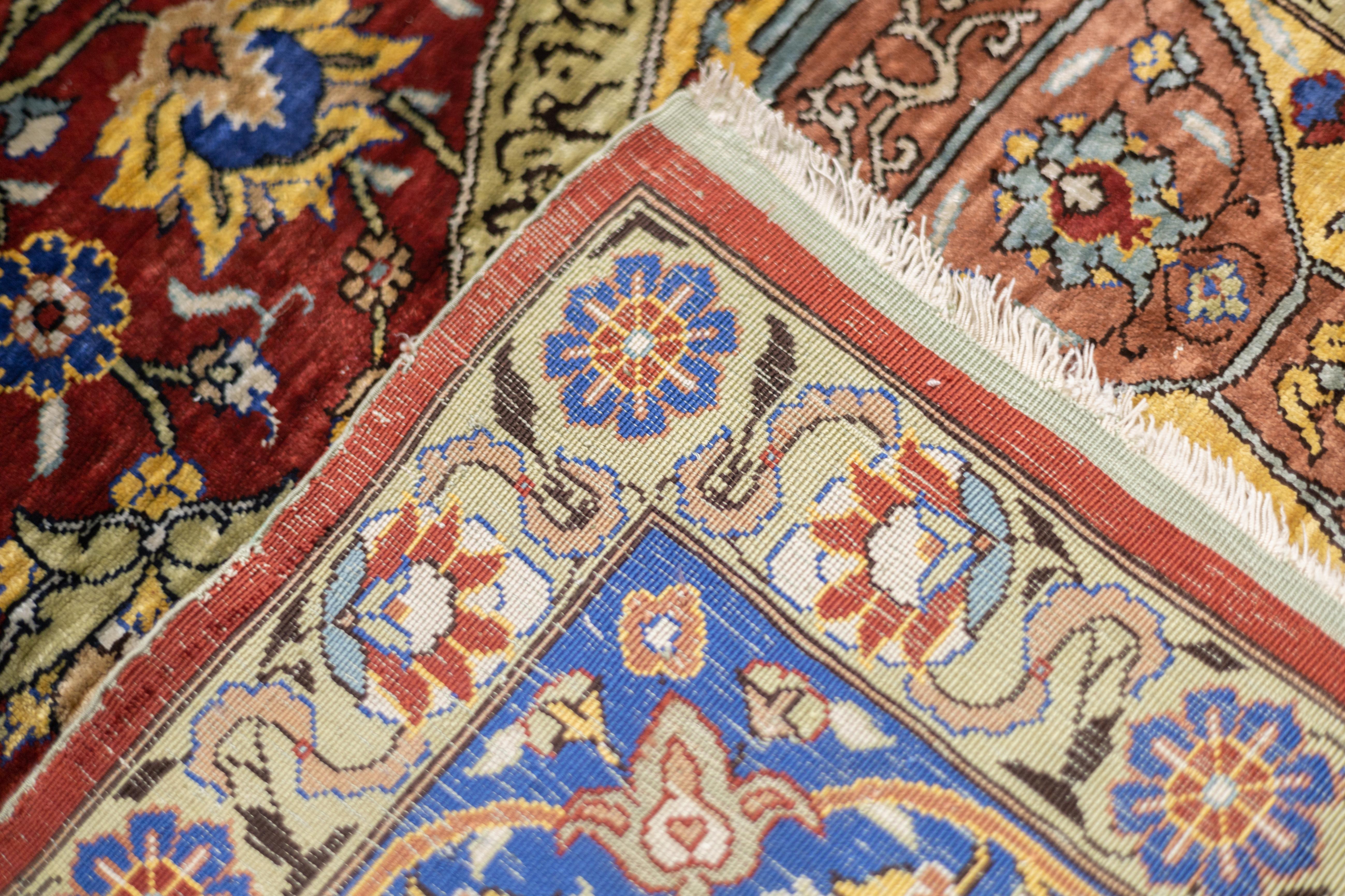 Antique Hereke Rug 4’4” x 6’3