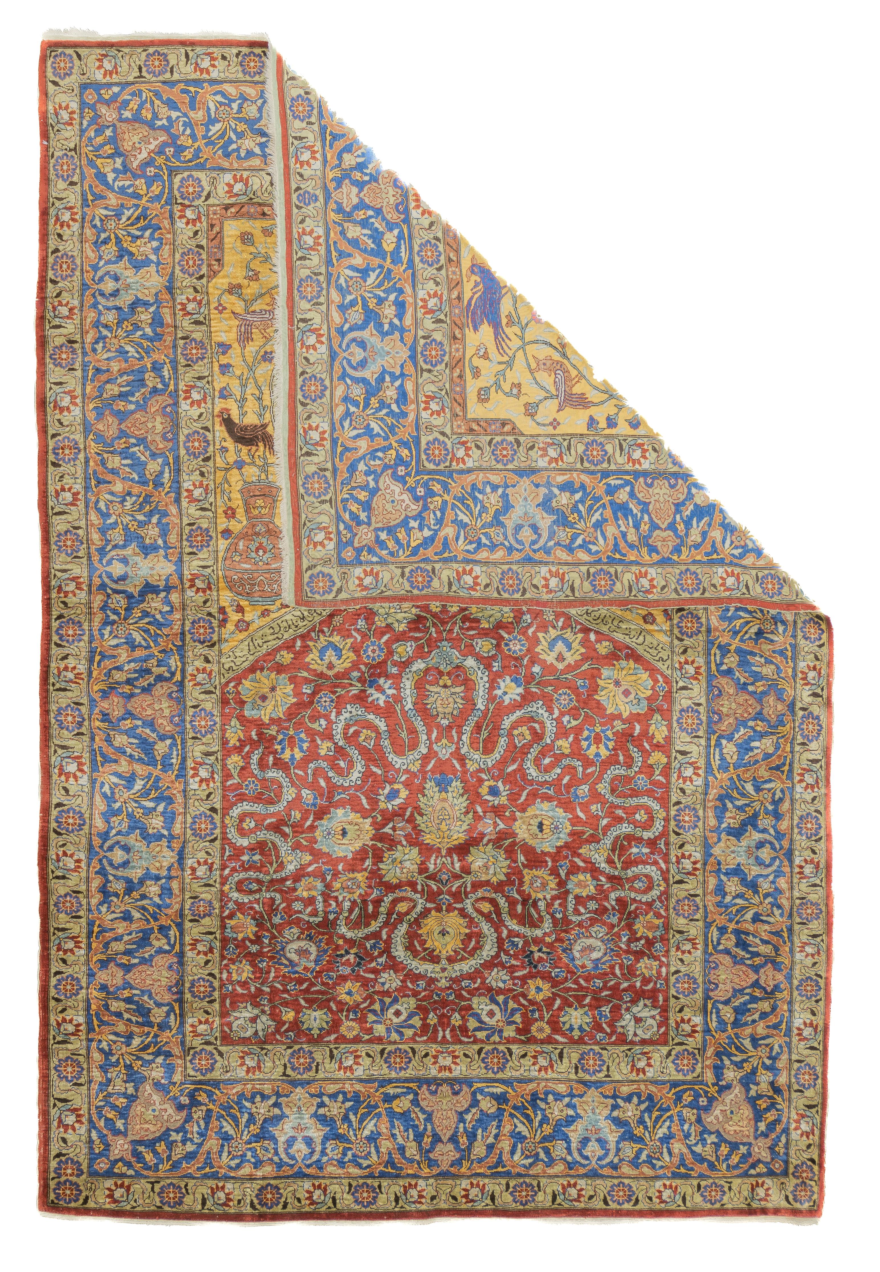 Antique Hereke Rug 4’4” x 6’3