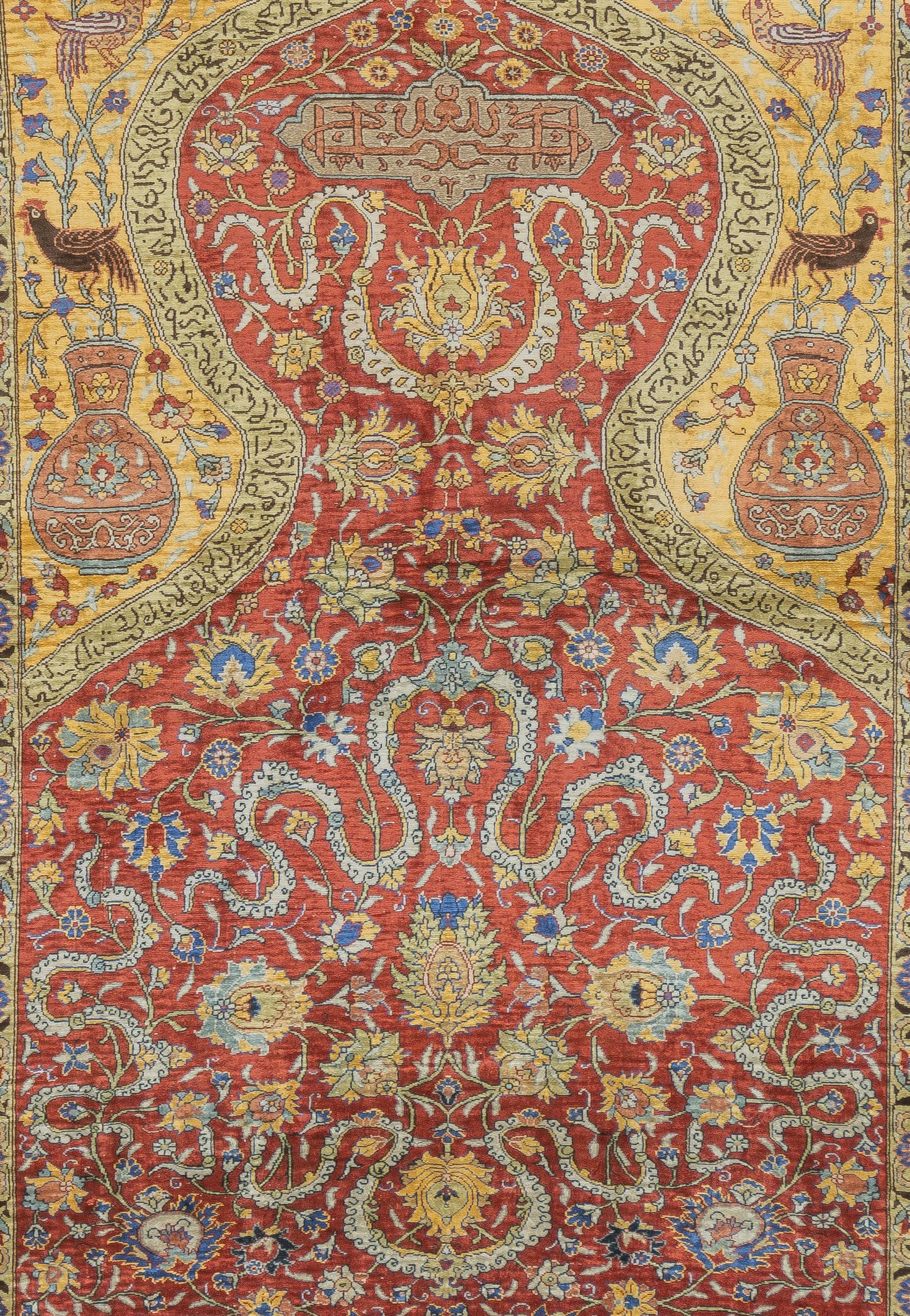 Persian Antique Hereke Rug 4’4” x 6’3