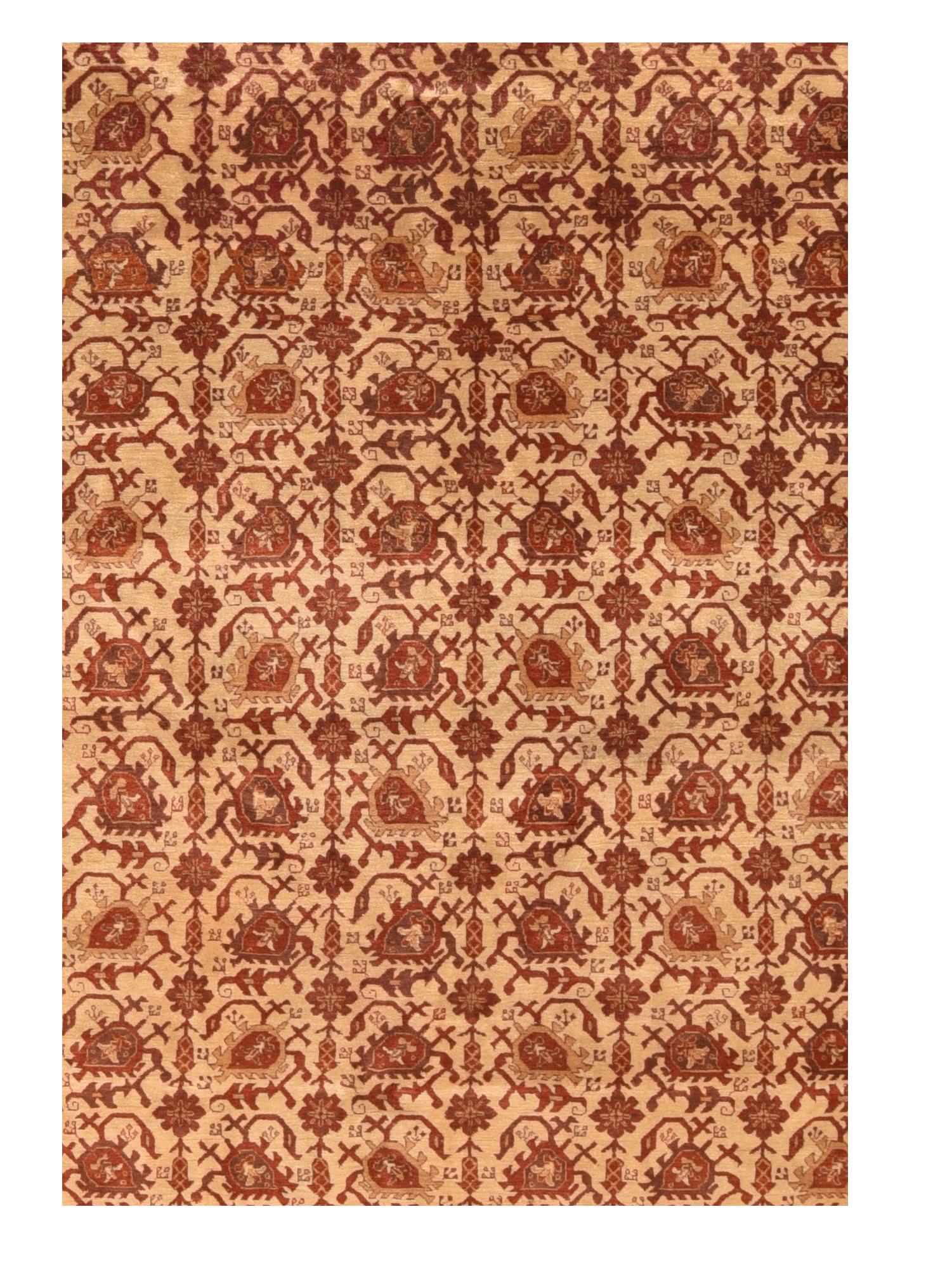 Asian Antique Hereke Rug For Sale