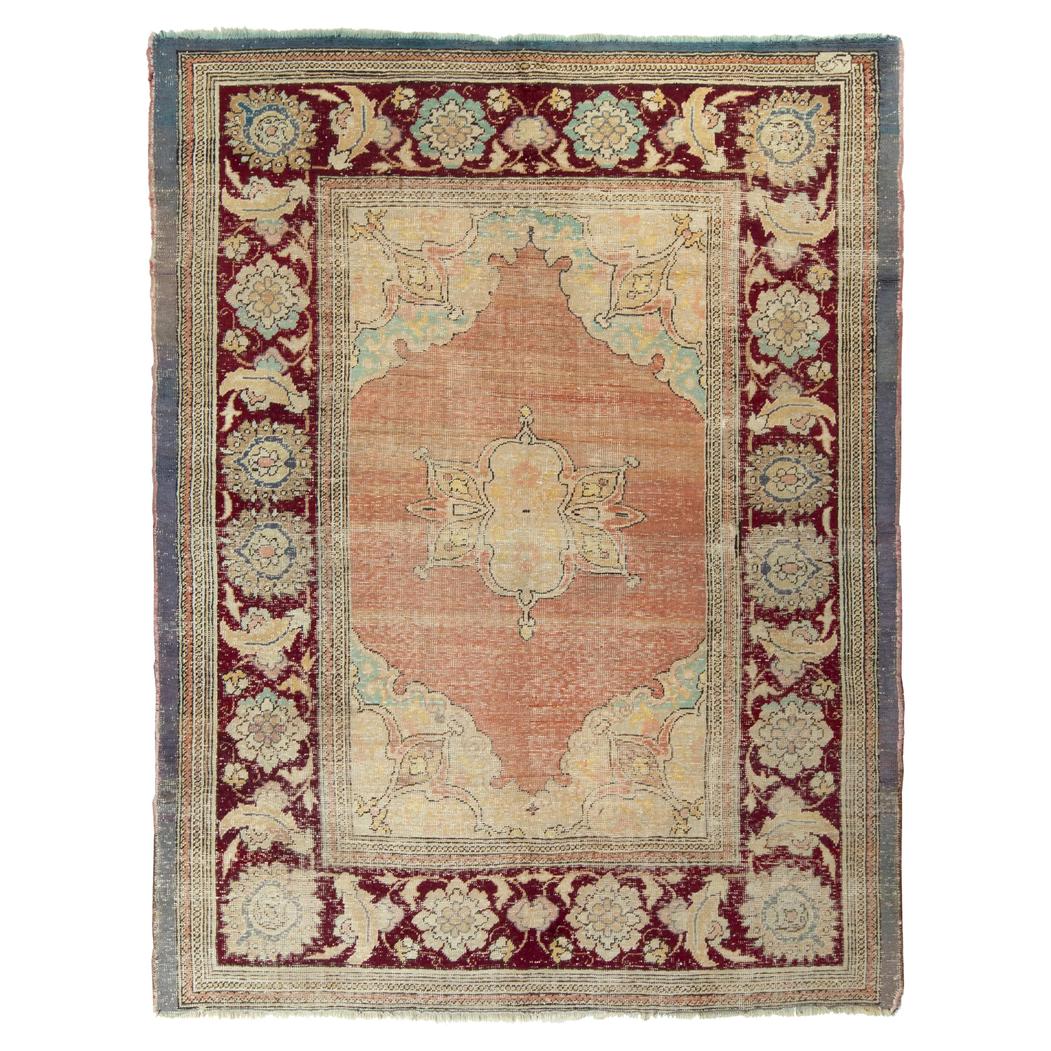Kelim Carpet Hand Woven 120x180 Beige Geometric/Graphic Orient Wool Room 