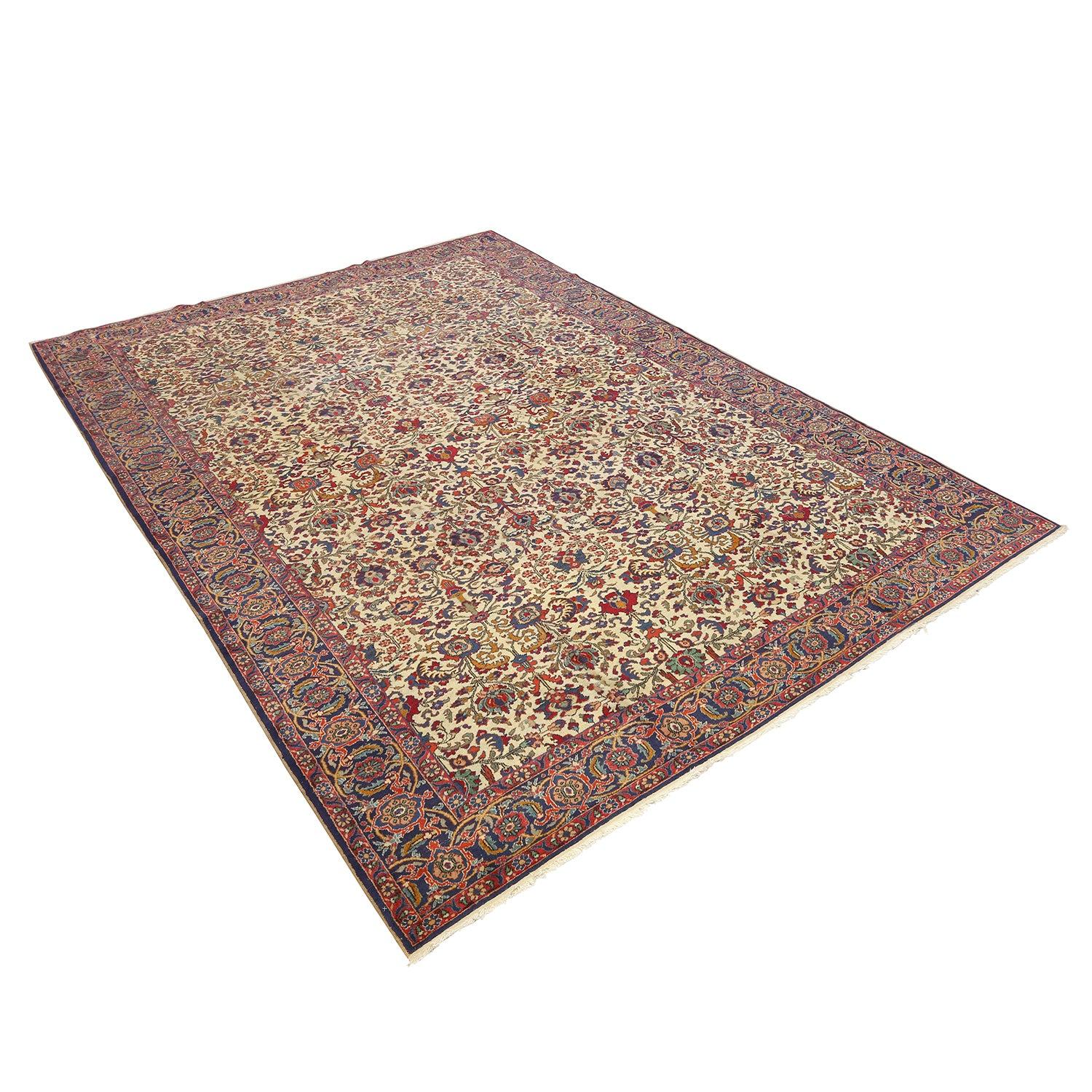 Turco Tappeto Herekeh antico - Dimensioni: 11'3 X 8'4 in vendita