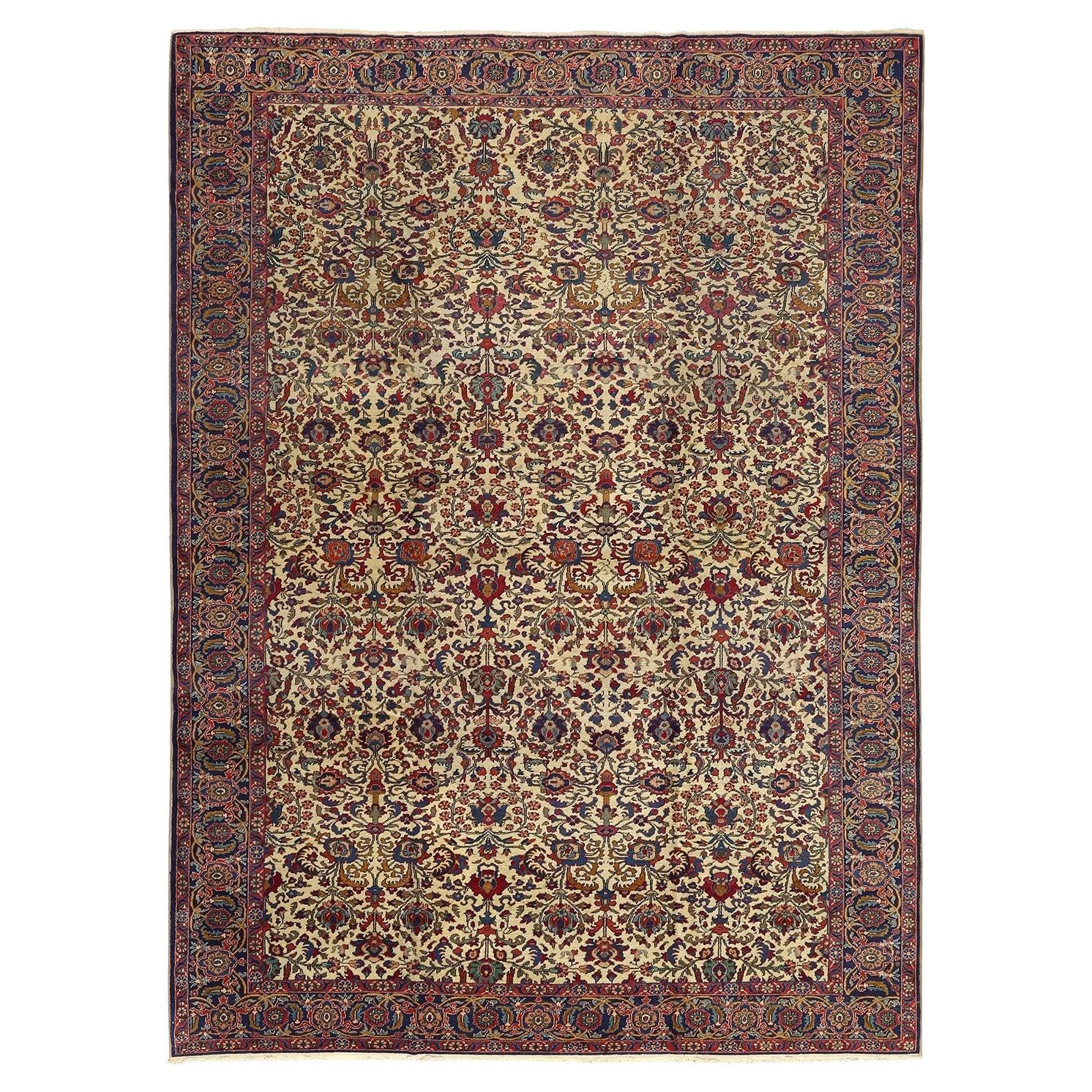 Antique Herekeh Rug - Size: 11'3 X 8'4
