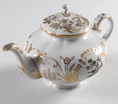 Antique Herend Rothschild Large Coffee Pot/Tea Pot Porcelain Bird Pattern Mint