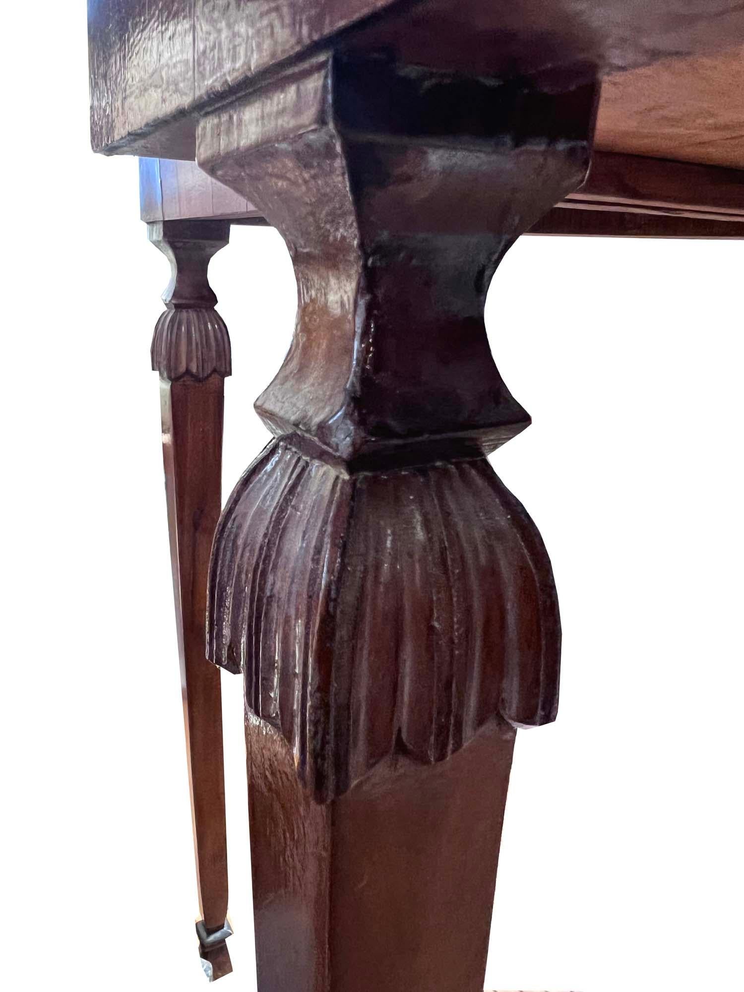 Antique Heriringbone folding Table For Sale 3