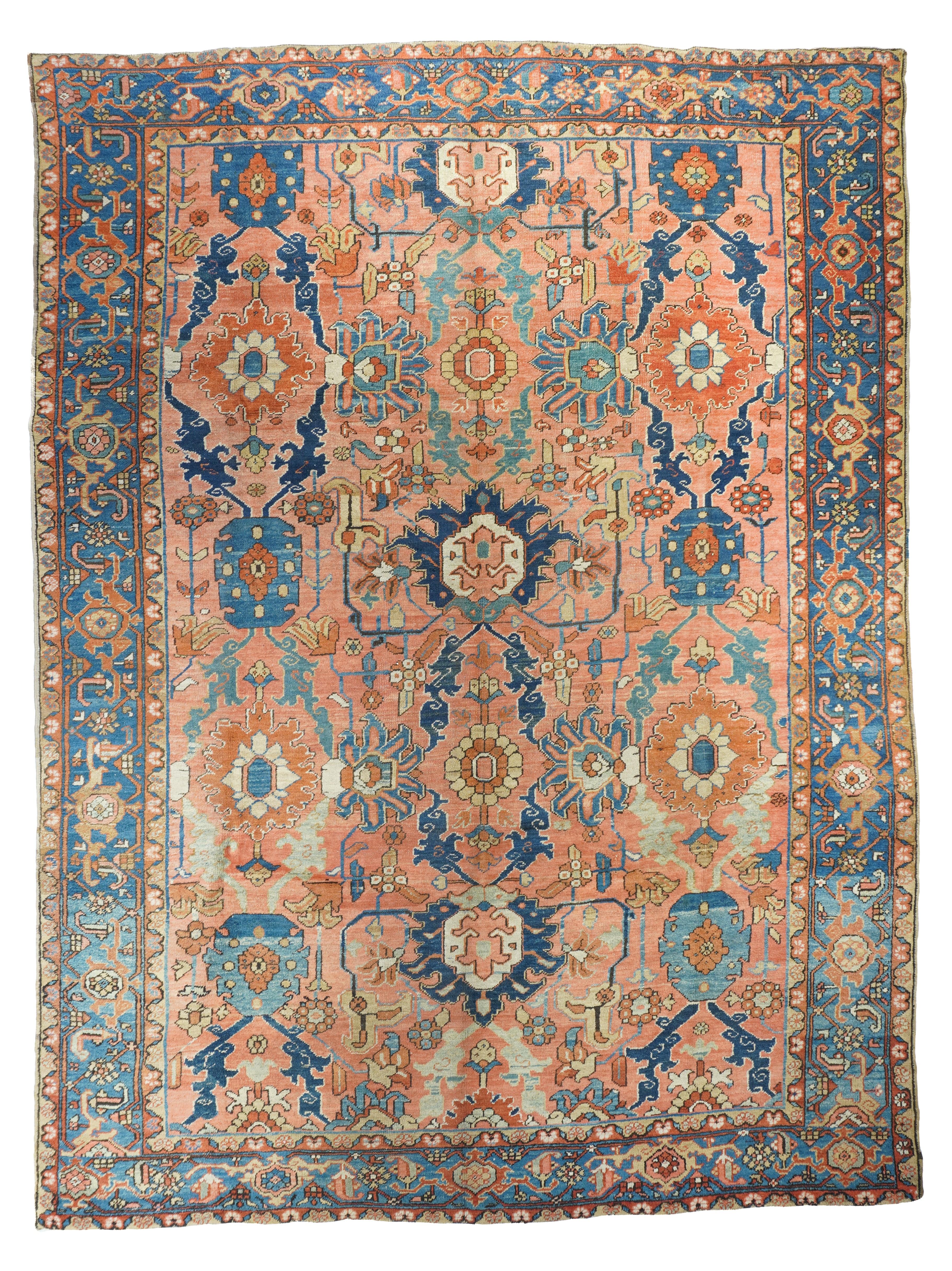 Persian Antique Heriz Bakshayesh Rug For Sale