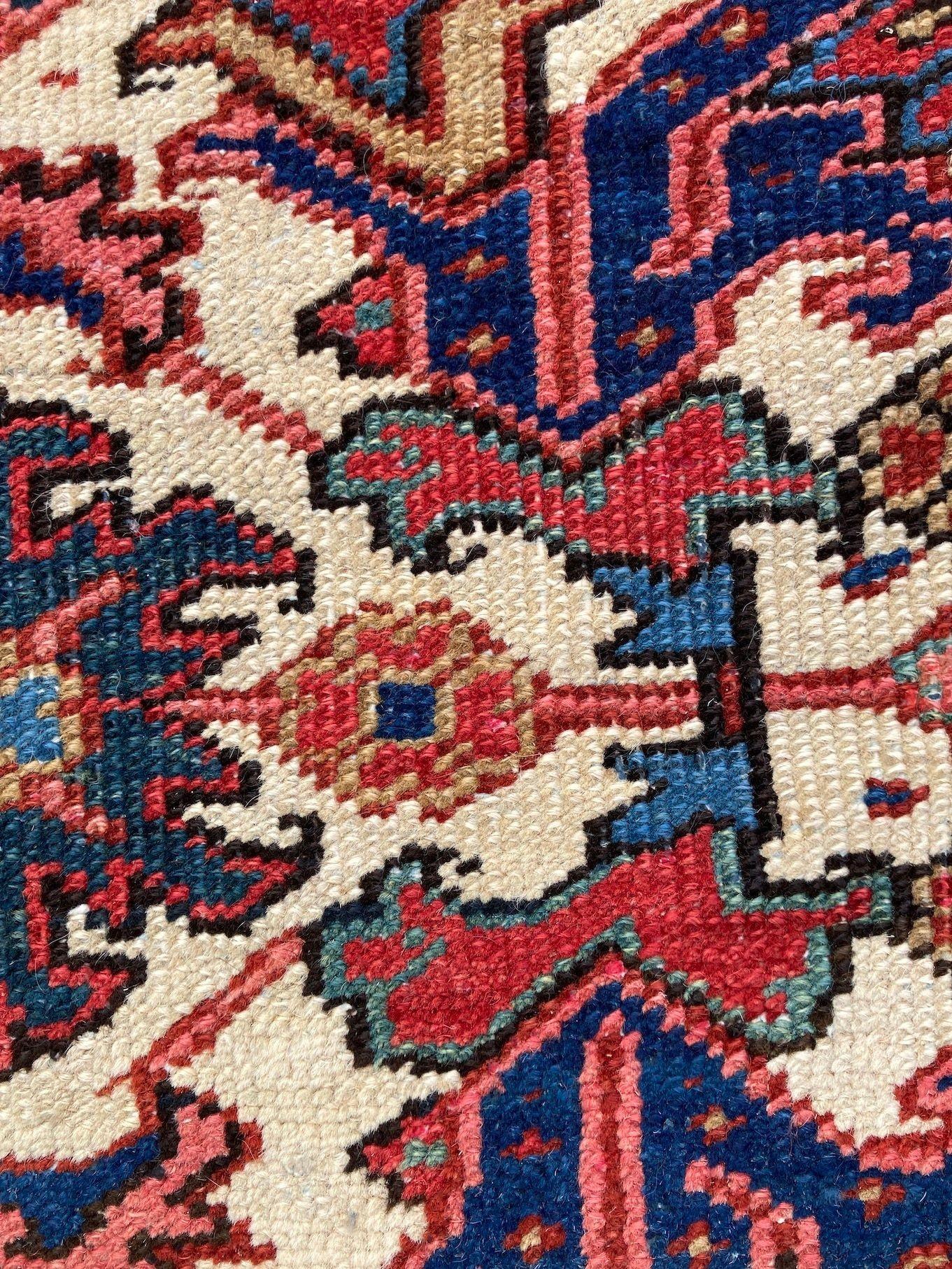 Tappeto Heriz antico 3,00m x 2,36m in vendita 13