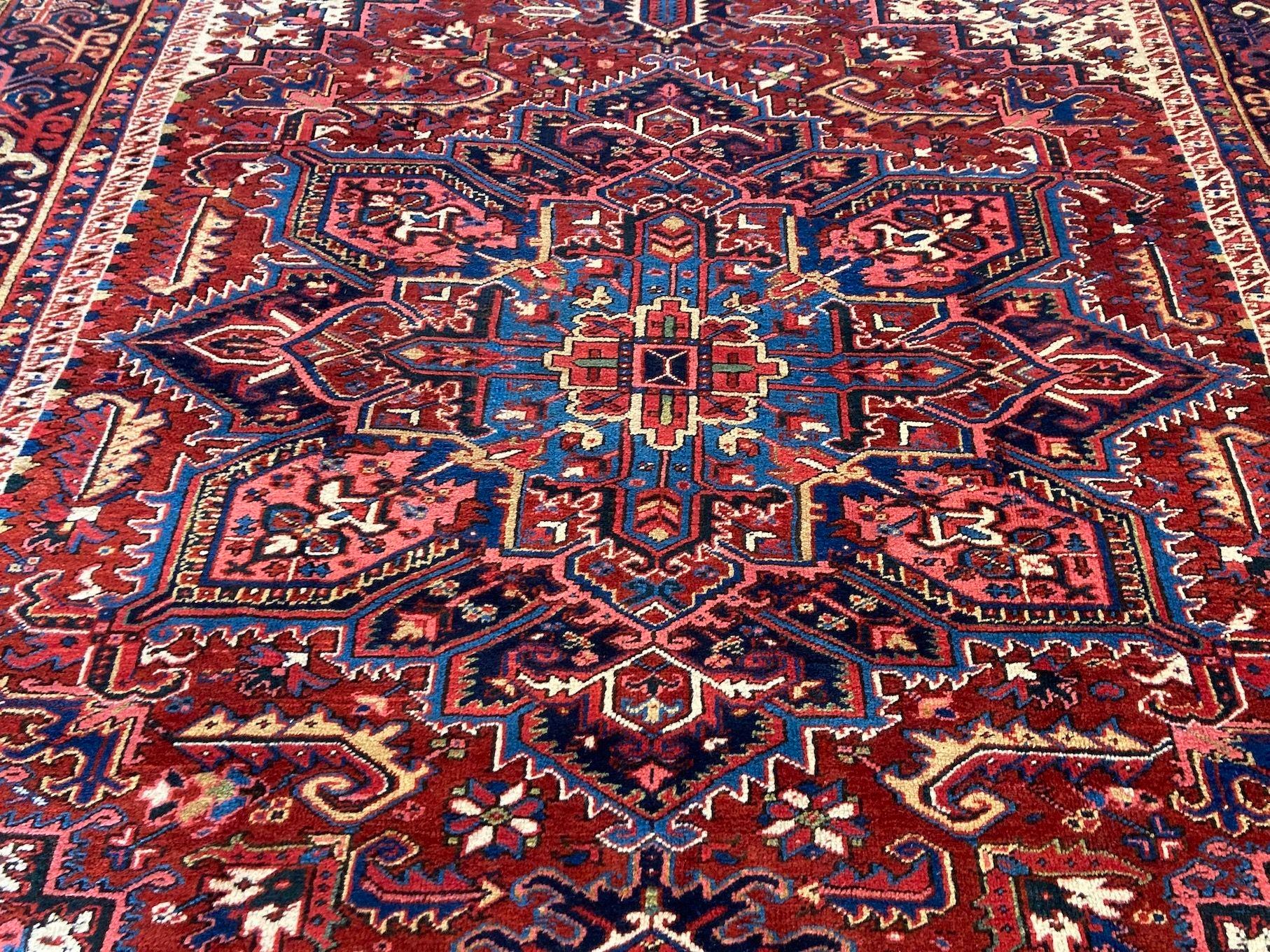 Antique Heriz Carpet For Sale 2